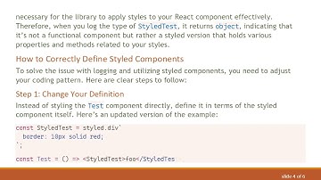 Understanding Why Styled Components Generates an Object in React