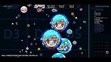 OP-BOTS.COM AGAR.IO LVL 100 WITH BOTS - Agar Music YT