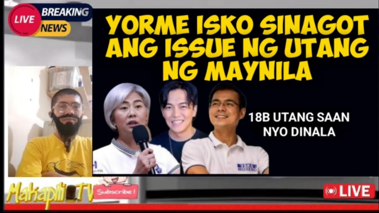 YORME ISKO SINAGOT ANG ISSUE NG UT4NG NG MAYNILA / RAFFY TULFO / BANAT BY
