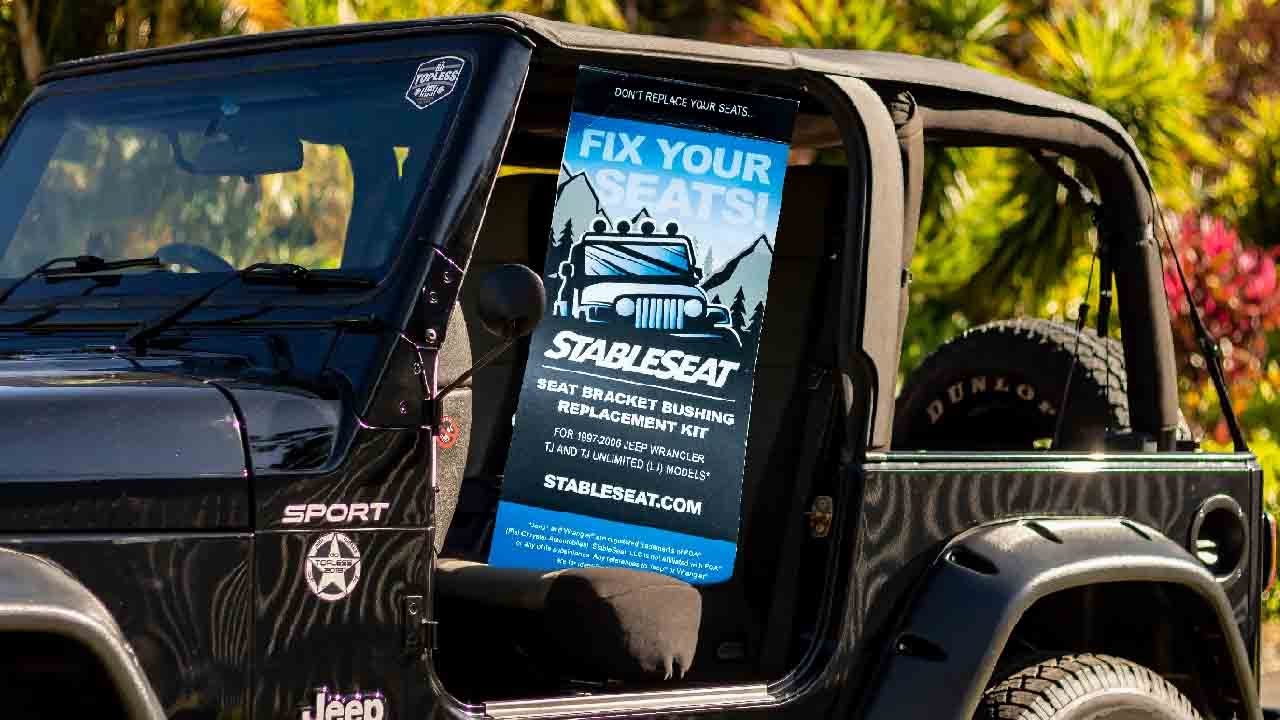 JEEP TJ-LJ STABLE SEAT BUSHING REPLACEMENT - YouTube