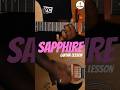 SAPPHIRE GUITAR LESSON for Beginners #shorts #guitartutorial #guitarlesson #edsheeran #sapphire