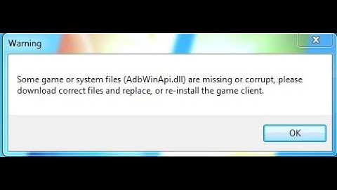 How to fix AdbWinApi.dll error in PUBG Mobile in gameloop.