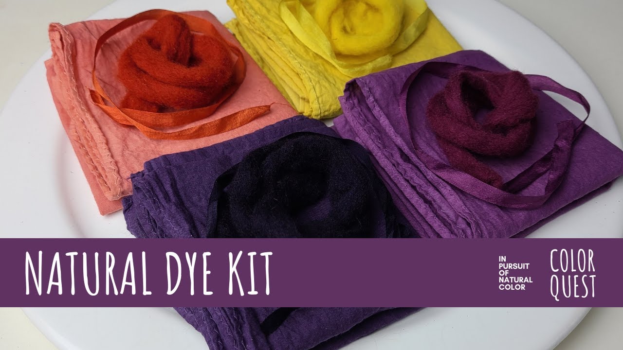 HOW TO MAKE VIBRANT NATURAL DYE, ORGANIC COLOR