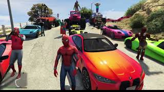 SPIDER-MAN'S IMPOSSIBLE CAR PARK CHALLENGE! In gta 5 screenshot 5