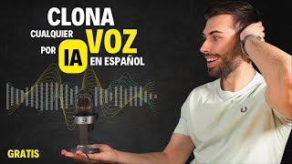 Cómo Clonar cualquier VOZ en Español por IA GRATIS  Tutorial FÁCIL con 2 Alternativas