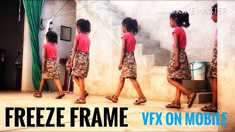 Kinemaster Freeze Frame Effect Tutorial | Easy Video Editing In Mobile