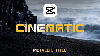 How to Create CINEMATIC Title in CapCut