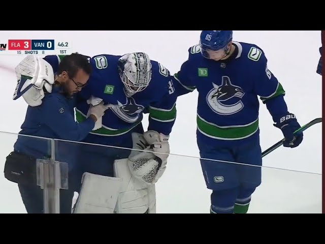 Gino Hard - This picture of Thatcher Demko in the Canucks