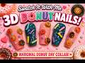 🍩 Sweet & Fun Donut Nail Art | National Donut Day Collab #thenaillife24