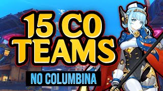 15 C0 Ineffa Team Comps Without Columbina  Genshin Impact Luna Iv