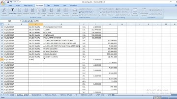 Memahami jurnal umum dengan Fungsi IF & Vlookup excel
