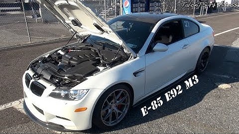 All Motor M3 On E85 Is Pushing Boosted Like Time Slips