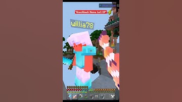 "Knockback Nemo Isnt OP" #shorts #minecraft #minecraftbedrock #hivemc #hive #pvp #meme #memes