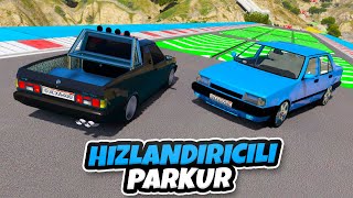 Tofaş Ailesi Arabalar Hızlandırıcılı Parkurda - Gta 5