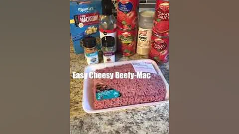 Easy Cheesy Beefy-Mac