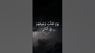 محمد اللحيدان سورة الأحزاب آية ٦٦♥️