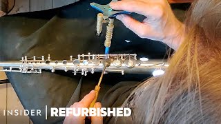 How A Dented Saxophone Is Professionally Restored | Refurbished