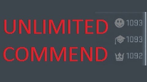 CS GO unlimited commends + giveaway (not free)