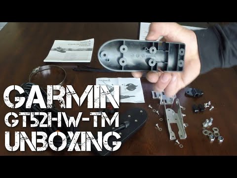Garmin GT52HW-TM Transducer Unboxing - YouTube