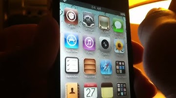 iOS 5 top notification widgets on iPhone 4