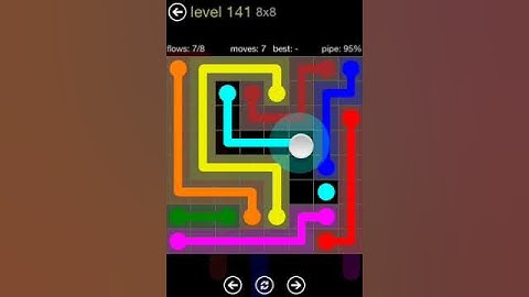 Flow Free - 8X8 Level 141 Mania Walkthrough