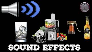 Beer, Whisky, Twist Off,Ice, Food Prcessr Can, Bottle Pop Sound Effect