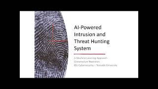 AI Powered Intrusion and Threat Hunting System  Machine Learning Cybersecurity Project Demo