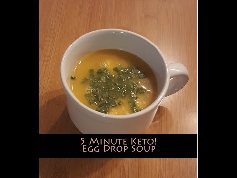 5 Minute Keto! - Egg Drop Soup!