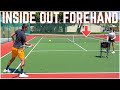 How to Hit Inside Out & Inside In Forehand