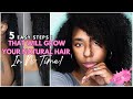 5 Easy Steps That Will Grow Your Natural Hair In No Time! | DSUCHADOLL