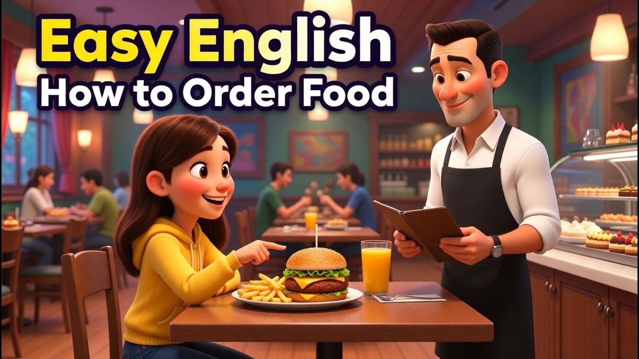 How to Order Food in English | Real Life English Practice