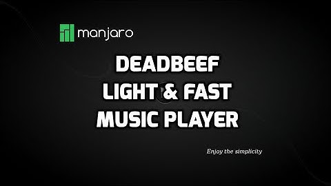 Deadbeef:  A light and fast music player