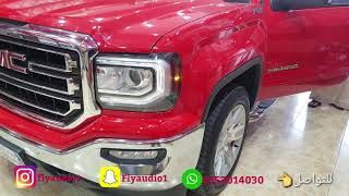 شاشة جمس سييرا 2018نظام اندرويد مع تحكم المكيف عالية الجودة للتواصل00966552014030 screen GMC sierra