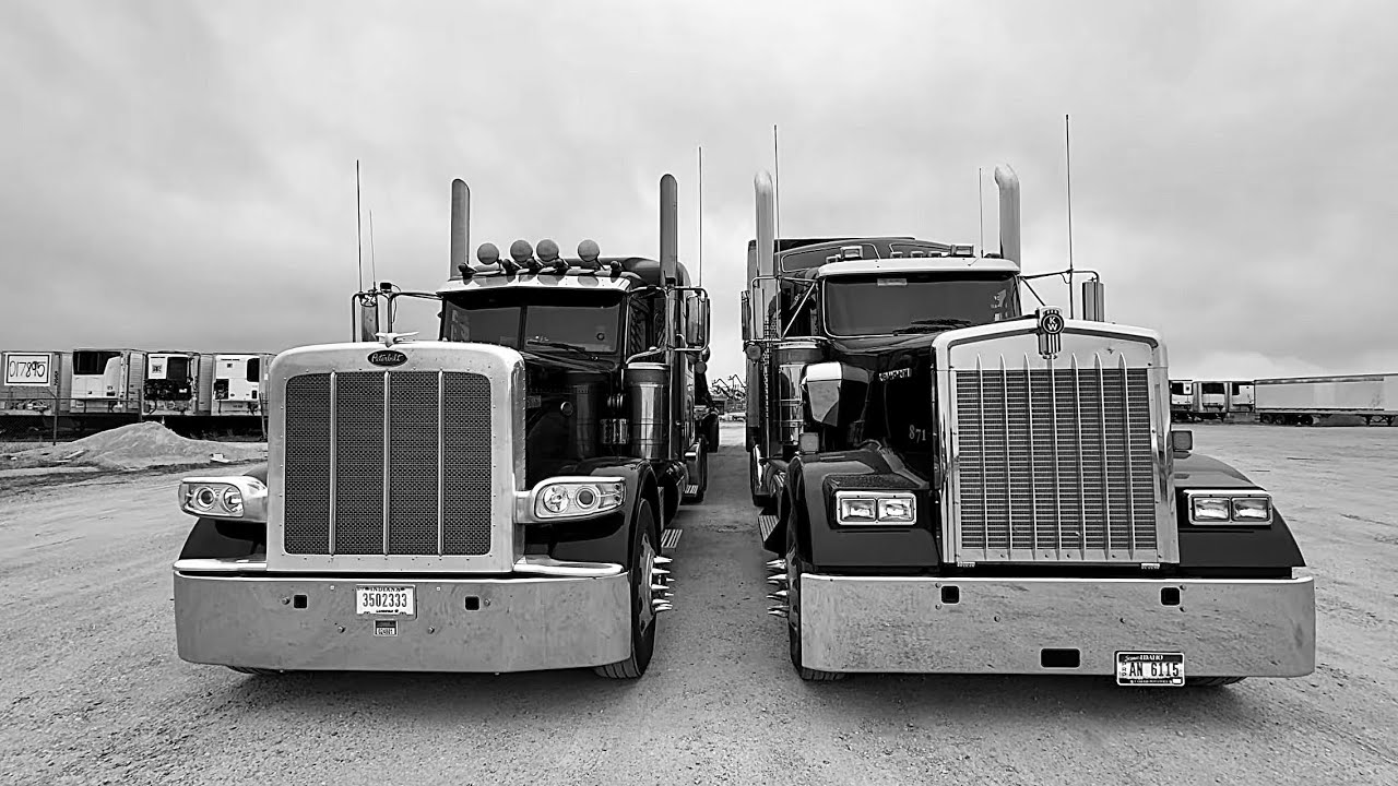 PETERBILT 389 e KENWORTH W900 CONHEÇA ESSAS LENDAS AMERICANAS 🇺🇸 