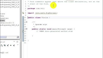 Advanced Java tutorial - Documenting Classes & Interfaces