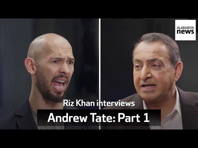 Andrew Tate Breaks Down Israel-Gaza, Gender Roles And More | The Full Interview With Riz Khan Part 1 class=