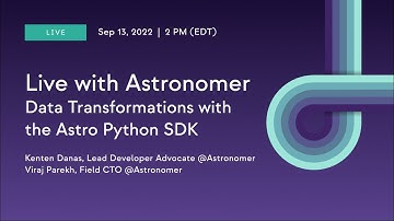 Data Transformations with the Astro Python SDK