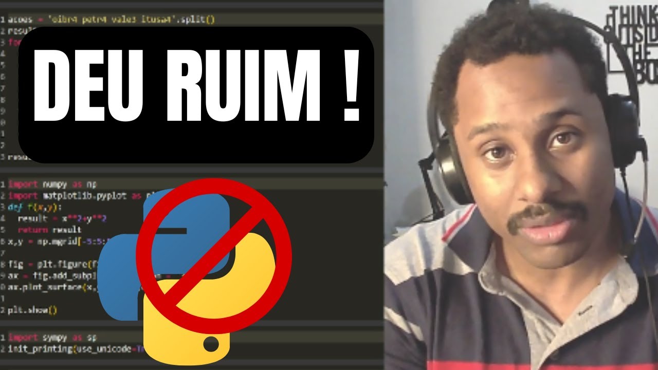 O FRACASSO DE COMEÇAR POR PYTHON - NÃO DEU CERTO - YouTube