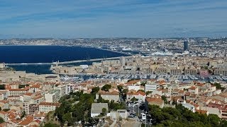 Marseille - Марсель(Марсель. Вид на город от собора Нотр‐Дам‐де‐ля‐Гард. Cтарый порт. Дорога в Кассис. Ж.д. вокзал Марселя., 2014-04-23T19:06:00.000Z)