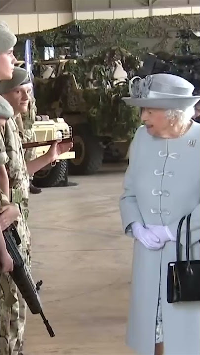 Remember when the Queen got the Giggles with Soldiers in Scotland?