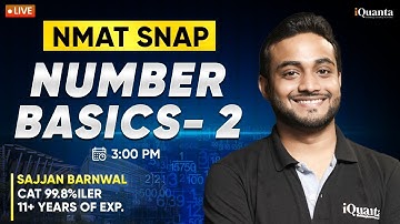 Day 2 – NMAT & SNAP Practice | Number System - 2 Tricks & Practice | Daily Live for 2025