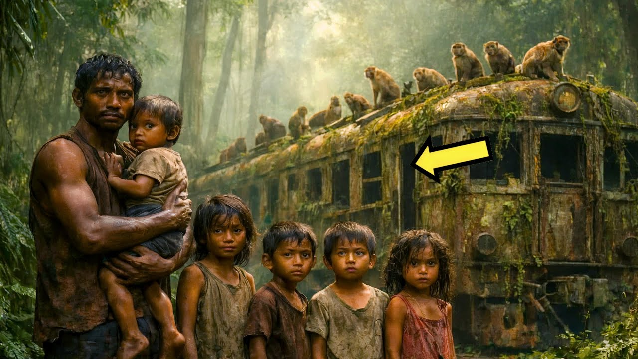 SINGLE DAD FINDS AN ABANDONED TRAIN IN THE FOREST… AND THE PASSENGER CAR MAKES HIM TREMBLE