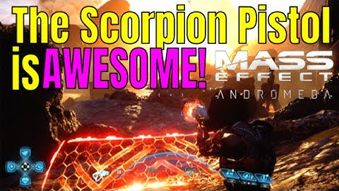 MASS EFFECT: ANDROMEDA - The SCORPION PISTOL is the BEST PISTOL? Human Sentinel Multiplayer Gameplay