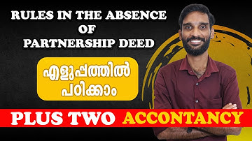 Rules in the absence of deed | Plus two | Accountancy