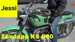 1953 Zündapp KS 600: A Classic German Motorcycle with Running Engin