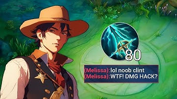 CLINT FIRST ITEM SKY PIERCER IS TOO BROKEN!! 😱 (100% BROKEN!) - MLBB