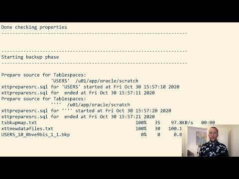 Demo: Full transportable export/import and incremental backup