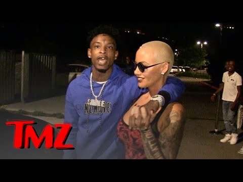 21 Savage Reacts To Amber Rose Teenage Pic: She's 'Hot & Ready' – Hollywood  Life