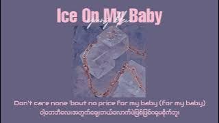 yung bleu • ice on my baby // myanmarsub lyrics sped up