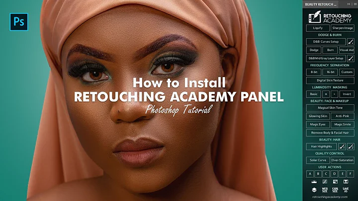 How To Install Retouching Academy in Photoshop v3.2 - 2019